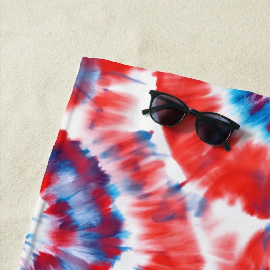 Serviette De Plage Dye cravate (En situation)