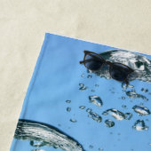 Serviette de plage Eagle Faucet (En situation)