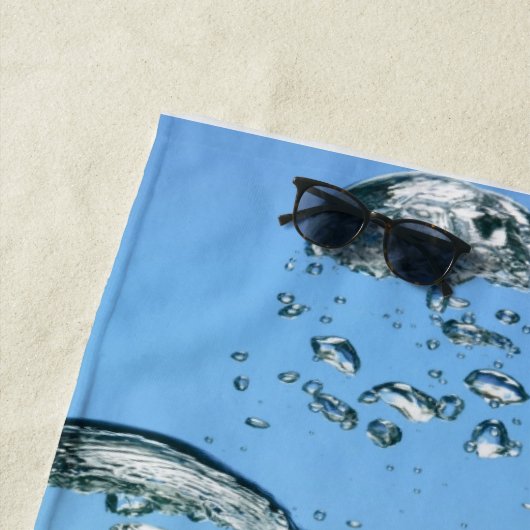 Serviette de plage Eagle Faucet (En situation)