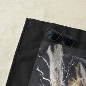 Serviette De Plage Eared owed votre nom Beach Towel (En situation)