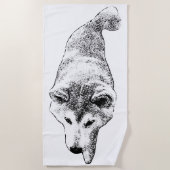 Serviette De Plage Écart de confiance (Devant)