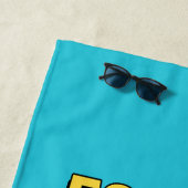 Serviette De Plage Échapper au Surf squelette des Tropiques (En situation)