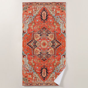 Serviette De Plage Echos intemporels : Patrimoine Boho Oriental Maroc