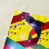 Serviette De Plage Éclairage et ruban (En situation)