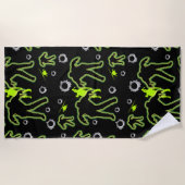 Serviette De Plage École de garçons Zombie (Devant)