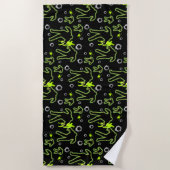 Serviette De Plage École de zombies pour garçons (Devant)