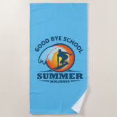 Serviette De Plage École Hello Summer Beach (Devant)