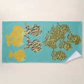 Serviette De Plage École tropicale (Devant)