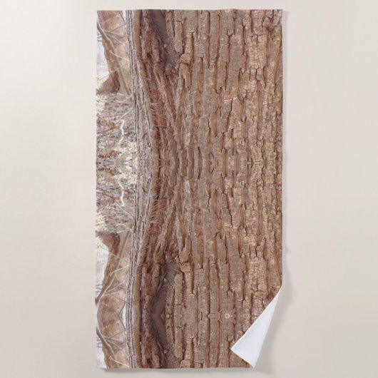 Serviette De Plage écorce d'arbre (Devant)