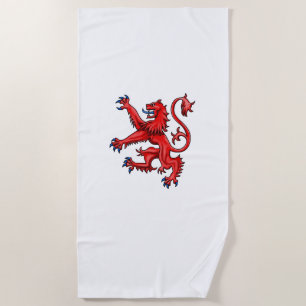 Serviette De Plage Écosse Lion Rampant