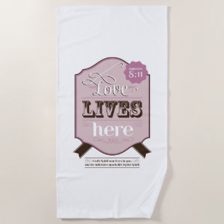 Serviette De Plage écriture chrétienne de la bible romains 8 romans d