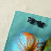 Serviette De Plage Écureuil de style moderne - mignon (En situation)