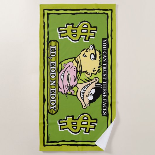 Serviette De Plage Ed, Edd, n Eddy Dollar Bill (Devant)