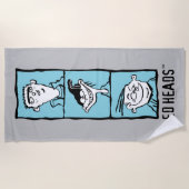 Serviette De Plage Ed, Edd, n Eddy - Ed Heads (Devant)