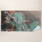 Serviette De Plage Edgar Degas - Swaying Dancer / Danseuse en vert (Devant)