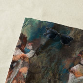Serviette De Plage Edgar Degas - Swaying Dancer / Danseuse en vert (En situation)
