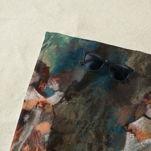 Serviette De Plage Edgar Degas - Swaying Dancer / Danseuse en vert (En situation)