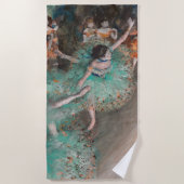 Serviette De Plage Edgar Degas - Swaying Dancer / Danseuse en vert (Devant)