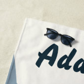 Serviette De Plage Editable Penguin (En situation)