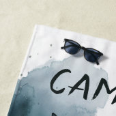 Serviette De Plage Editable Shark (En situation)