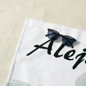 Serviette De Plage Editable Walrus (En situation)