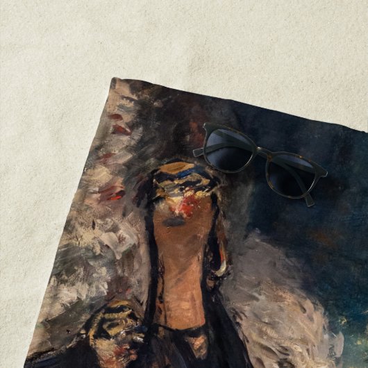 Serviette De Plage Edouard Manet - Lady avec fans (En situation)