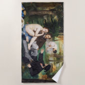 Serviette De Plage Edouard Manet - Le déjeuner sur l'herbe (Devant)