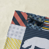 Serviette De Plage Édredon de Faux d'hippopotames (En situation)