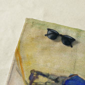 Serviette De Plage Edvard Munch - La forêt Fairytale (En situation)