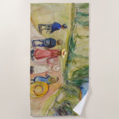 Serviette De Plage Edvard Munch - La forêt Fairytale (Devant)