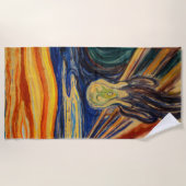 Serviette De Plage Edvard Munch - Le cri 1910 (Devant)