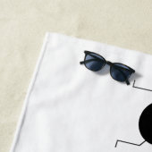 Serviette de plage Eeks (En situation)