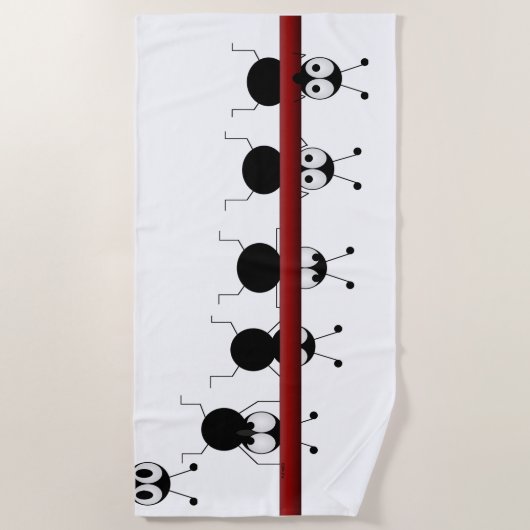 Serviette de plage Eeks (Devant)