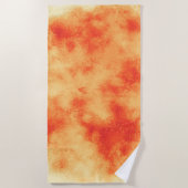 Serviette De Plage Effet Nuage de cluster Red Star (Devant)