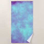 Serviette De Plage Effet Nuage de tempête violette (Devant)