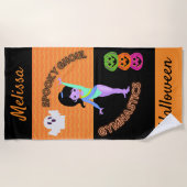 Serviette De Plage Éffrayant Ghoul Gymnastique Monster Gymnast Hallow (Devant)