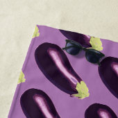 Serviette De Plage Eggplant Thunder_Cove (En situation)
