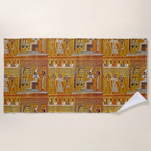 Serviette De Plage Egyptian Art Egypt (Devant)