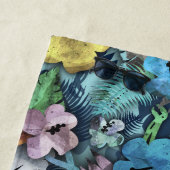 Serviette De Plage Electriciens Outils Hawaïen Impression (En situation)