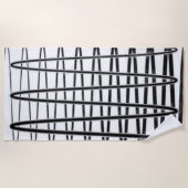 Serviette De Plage "Électrification" (Devant)