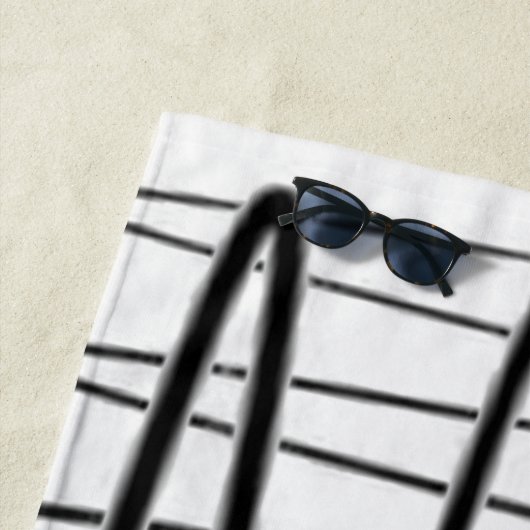 Serviette De Plage "Électrification" (En situation)