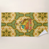 Serviette De Plage Élégance Danse Française (Devant)