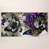 Serviette De Plage Élégance mystique : Art personnalisable (Devant)