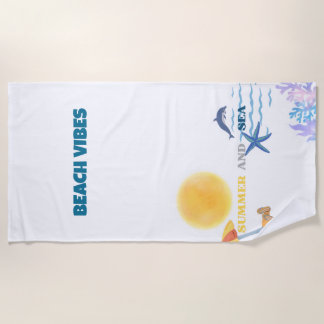 SERVIETTE DE PLAGE ÉLÉGANT