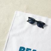 SERVIETTE DE PLAGE ÉLÉGANT (En situation)