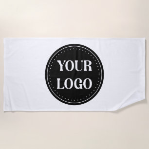Serviette De Plage élégant, contemporain, poli et personnalisable