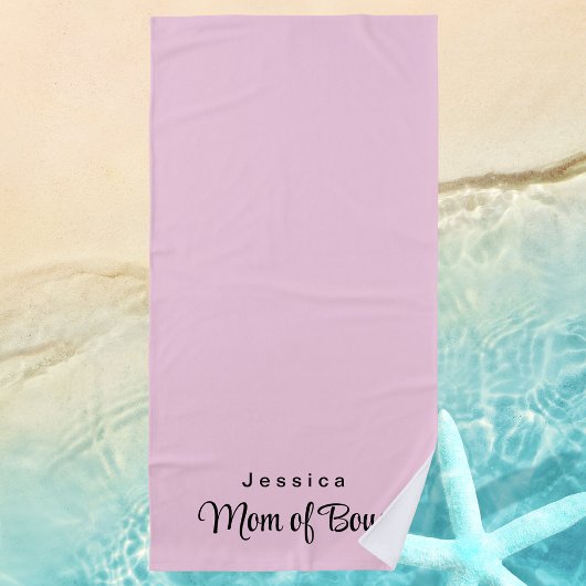 Serviette De Plage Élégante Fille tendance pour maman