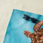 Serviette De Plage Elégante Sea Life Ocean Beach (En situation)