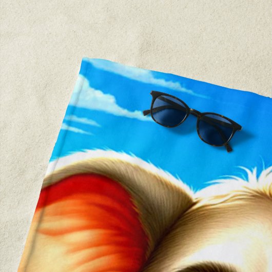 Serviette De Plage Eléphant (En situation)