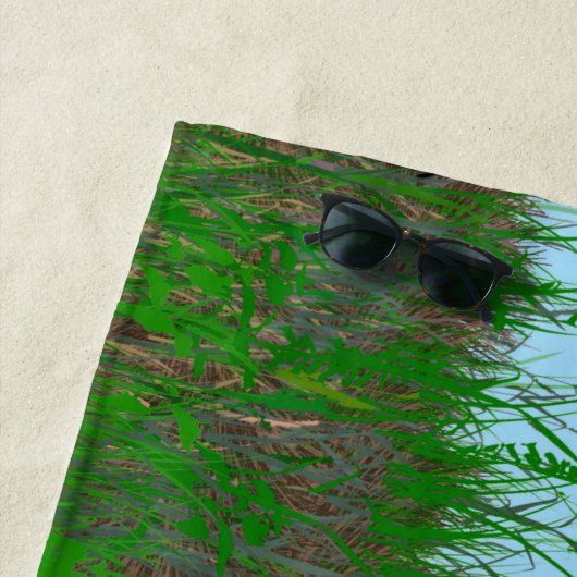 Serviette De Plage Eléphant bébé (En situation)